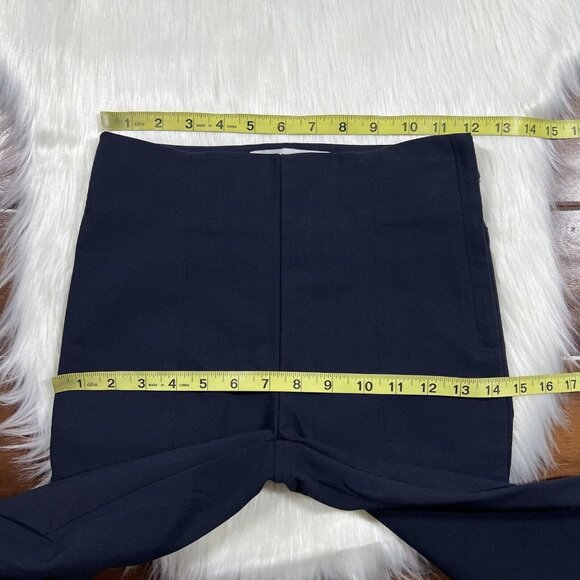 MM Lafleur Size 0 Petite Navy Blue Powerstretch The Foster Pants - Picture 3 of 10